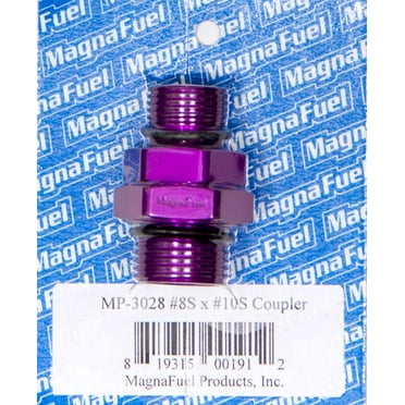 Magnafuel/Magnaflow Fuel Systems  #10 to #8 Straight Coupler Fitting  MRFMP-3028