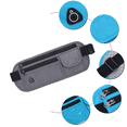 thumbnail image 3 of Riñonera impermeable para correr, para caminar, hacer ejercicio, gimnasio, correr, cinturón de viaje para dinero, soporte para teléfono, 3 of 5