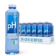 Perfect Hydration 9.5 pH Alkaline Water, Electrolytes for Taste, Bottles Made with 100% Recycled Plastic, 20 Fl Oz, Pack of 24