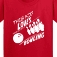 thumbnail image 4 of Inktastic This Kid Loves Bowling Youth T-Shirt, 4 of 5