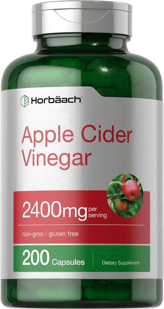Apple Cider Vinegar | 2400mg | 200 Capsules | by Horbaach