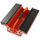 thumbnail image 4 of Caja de almacenamiento de herramientas portátil, caja de herramientas voladiza de metal Caja de herramientas voladiza de metal Caja de herramientas voladiza rodante Aspecto llamativo VoborMX herramienta, 4 of 8