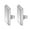 Silver, variant on ZPAQI Christmas Non-Slip Stocking Holder Fireplaces Shelf Tabletop Stocking Hanger