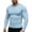 Light Blue_009, variant on Domuza Men's Muscle Fitted T Shirt Gym Workout Athletic Long Sleeves Tee Soft, Comfortable and Elastic Coffee XL