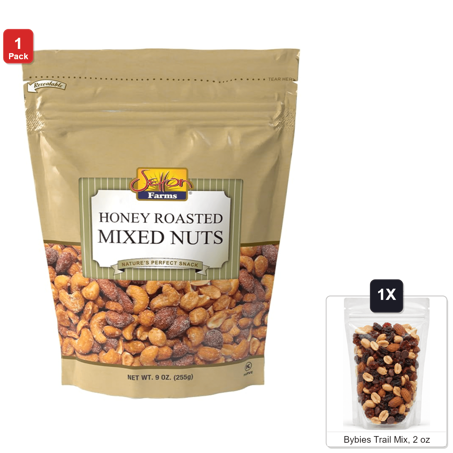 Savanna Orchards, Gourmet Honey Roasted Nut Mix, 30 oz - Walmart.com