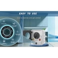 thumbnail image 3 of Topcobe 1.95Cu ft Clothes Dryer, 830W, Stainless Steel Tumbler, Multi-Filtration, 5 Programs, 58dB, Overheat Protection, White Door, Dust Removal, Odor Removal, Lint Removal, Dust Removal, 3 of 14