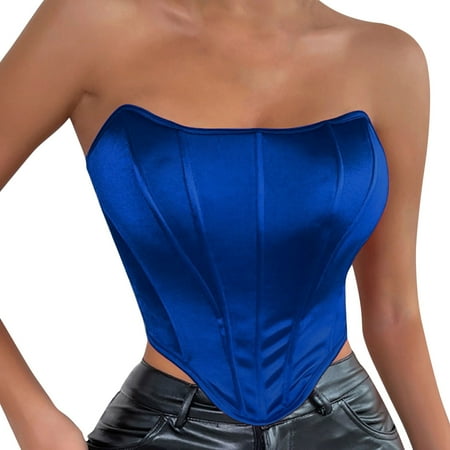 

wendunide lingerie for women Women Lingerie Corset Lace Floral Bralette Bralet Bra Tank Cami Crop Underwear Blue M