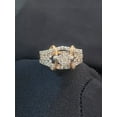 thumbnail image 3 of Pave 1.30 Cts Round Brilliant Cut Diamonds Wedding Cluster Ring In Hallmark 14K Rose Gold, 3 of 13