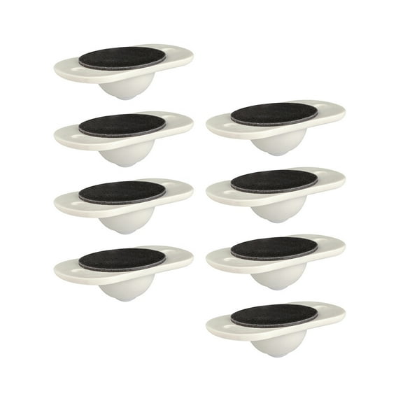 8-Piece Universal Wheel Set with Smooth Rolling Casters for Easy Mobility and Performance -