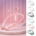 thumbnail image 3 of Wireless Earbuds 75hrs Bluetooth 5.3 Headphone Sport, 2024 Bluetooth Earbuds Stereo Deep Bass Over Ear Bud with Earhooks, ENC Noise Cancelling Mic, IPX7 Waterproof Earphone for Workout/Running,Pink, 3 of 3