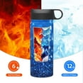 thumbnail image 6 of Sikiie A Blue Glitter Print 18OZ Insulated Straw Cup, Portable Leak-proof Sports Water Bottle, Stainless Steel Water Cup Suitable for Home and Outdoor, 6 of 8