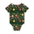 thumbnail image 5 of Balery Christmas Pattern Baby Climbing Clothes Infant Bodysuit Cute Infant Bodysuit Baby Romper-2 Years, 5 of 7