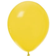 Shindigz 11" Yellow Birthday Balloons, 100 Count