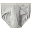 Mens - Underwear Briefs - 3 Pack Cotton Classics - Heather Grey - U4000-GREY-MED