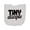 AC-Heather Grey, variant on Inktastic Tiny Disciple Religious Newborn Bib