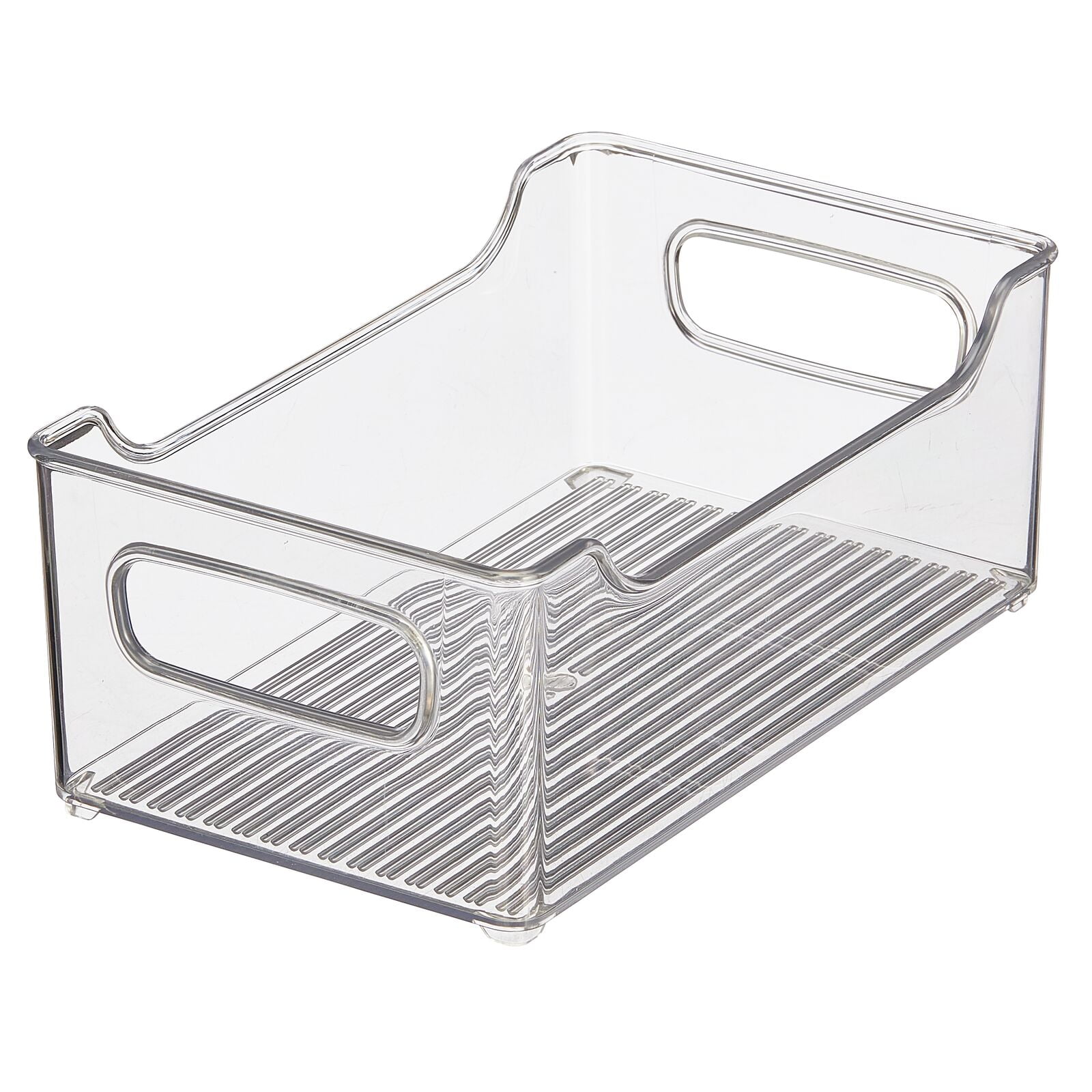Buy mDesign Modern Plastic Open Front Dip Storage Organizer Bin Basket