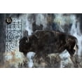 thumbnail image 2 of Wiley, Marta 14x11 Gold Ornate Wood Framed with Double Matting Museum Art Print Titled - Buffalo Blue, 2 of 4