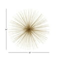 thumbnail image 4 of DecMode Gold Metal Large 3D Starburst Wall Decor, 4 of 14