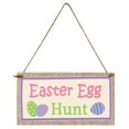 thumbnail image 2 of Decorativa Feliz Pascua huevo conejo madera colgante placa hogar signo decorativo (JM01151) Tmvgtek Decoración hogareña, 2 of 3