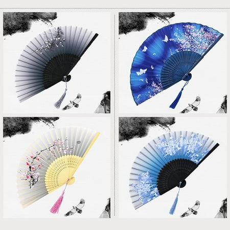 

Folding fan bamboo ancient fan Hanfu Chinese style small fan
