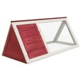thumbnail image 1 of vidaXL Cage pour Lapin en Bois Rouge, 1 of 5