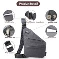 thumbnail image 2 of Bolsa de viaje antirrobo Ocalil para mujer y hombre, color gris, 2 of 7