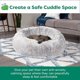 thumbnail image 2 of Cama Donut para Perro Furhaven Mist Gray XL Calmante con Cubierta Lavable Desmontable, 2 of 10