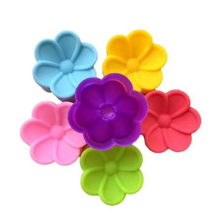 

6pcs 5cm Flower Petal Silicone Mold Form To Bake Fondant Mold Formas Silicone Mould
