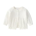 thumbnail image 1 of Esaierr Toddler Baby Girl Knitted Cardigan Kids Long Sleeve Casual Sweaters Tops Jacket for 6M-2T, 1 of 5