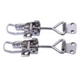 thumbnail image 1 of 2Pcs 316 Stainless Steel Toggle Latch Clamp Marine Cabinet Boxes Lever Handle Toggle Catch Latch Lock Clamp Hasp, 1 of 10