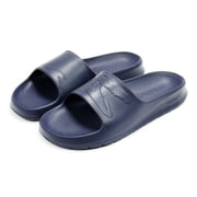 Lacoste Mens Croco 2.0 Slide Sandals, Navy \ Navy,7 M US