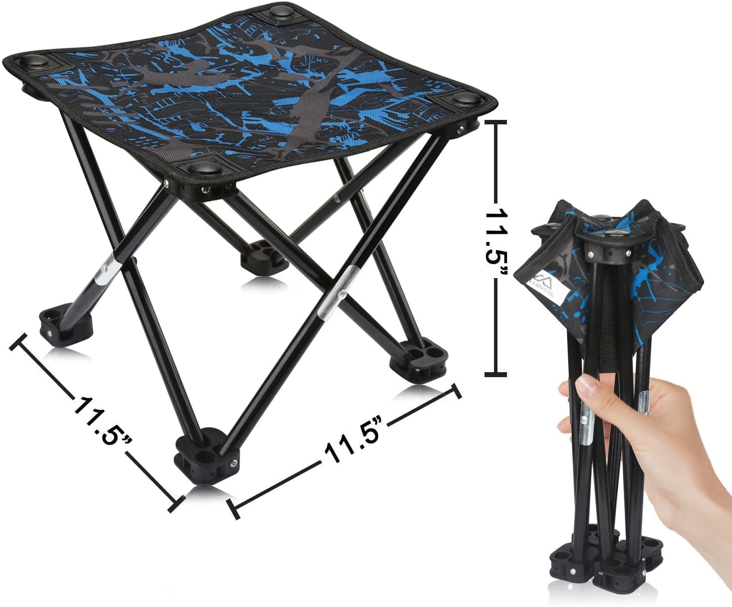 Folding Stool Portable Lightweight Folding Stool for Fishing Camping Home Bathroom Garden Portable Foldable Chair 