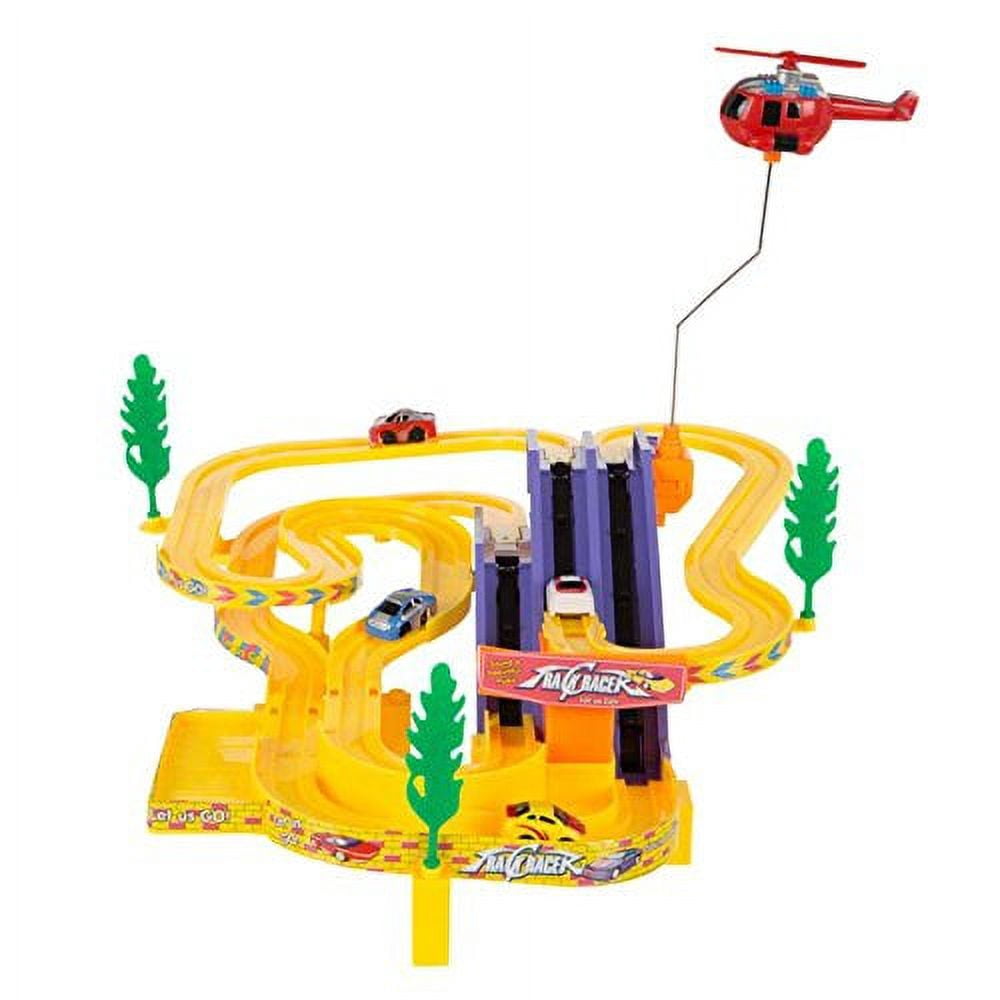 PlayWorld Let's Race! Heroes to The Rescue Track Set - Yellow
