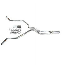 Silverado 88-95 dual exhaust 2.5 MA pipe Glass Pack muffler Corner exit