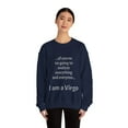 thumbnail image 4 of Funny Virgo Zodiac Unisex Heavy Blend™ Crewneck Sweatshirt, 4 of 5