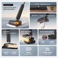 thumbnail image 4 of DREAME Aero Pro Steam Wet Dry Vacuum Mop, 28000Pa Suction, Pet Hair Friendly, 392℉ Steam Cleaning, 3.88in Ultra-Slim Design , Heated Brush Wash, Hot Air Drying, 70min Runtime,Black, 4 of 11