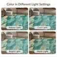thumbnail image 7 of ODIKA 6'x9' Ultra-Soft Area Rug, Turtle Ocean Botanical Reef Stained Entryway Teal Beachy Nautical Flowing None Washable, Bare feet friendly, Silk-Touch for Guest Room, Bedroom, 7 of 7