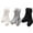 White+Light Gray+Dark Gray Stockings, variant on Crowdstage Baby Girl Tights Thick Cable Knit Leggings Stockings Cotton Pantyhose for Newborn Infant Toddler ,White,Pink,Gray 3 Pack