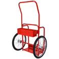 thumbnail image 6 of Tcbosik Large Dual Oxygen Tank Cart Dolly, Welding Gas Cylinder Cart with Secure Hinges, Pneumatic Wheels for Smooth Mobility, Red, 6 of 10