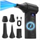 thumbnail image 1 of Soplador de Aire Portátil con Ajuste de 4 Velocidades, Turbo, Iluminación LED, Pantalla de Batería, Plumero de Aire Comprimido Inalámbrico., 1 of 7