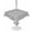 Gray, variant on Outdoor Tablecloth with Umbrella Hole for Patio/Picnic/Party/Camping, Gray Wood Grain Waterproof Table Cloth Rectangle Table Cover Washable, Retro Minimalist Geometric Art (52"x 70")