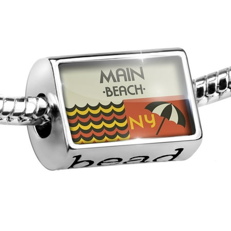 Bead US Beaches Retro Main Beach Charm Fits All European Bracelets