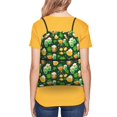 thumbnail image 4 of Naloa St Patrick's Day10 Drawstring Backpack String Bag Cinch Water Resistant for Gym Shopping Sport Yoga, 4 of 6