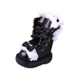 thumbnail image 4 of Botas a escala 1:4, disfraces de resina, zapatos femeninos, zapatos de figura de muñeca para coordinación, regalo de cumpleaños, accesorios para fotos, imaginación negro, 4 of 8