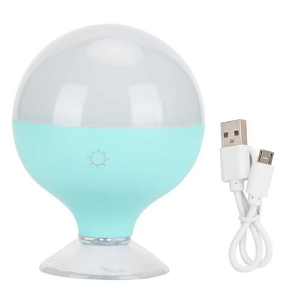 

LED Makeup Light Bulb Adjustable Light Colors Rechargeable Suction Type Makeup Light BulbGreen