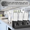 thumbnail image 4 of Drenador de platos para botellas Sodastream y Emil con soporte de tapa, B Afortunado Sencillez, 4 of 5