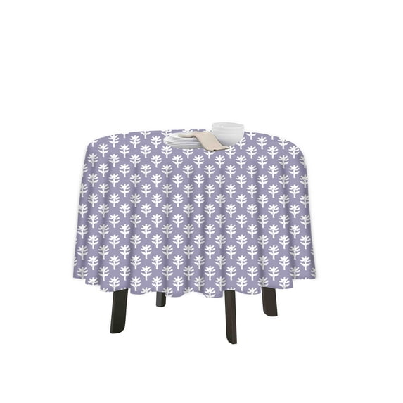 eloria Chnitz Printed Round Table Cloth Resistant Washable Decorative Table Cover for Dining Table