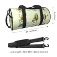 thumbnail image 4 of KLL Avocado for Exercise Duffle Bag For Men Women Sport Gym Fitness Tote Travel Training Workout Basketball Football Weekender, 4 of 8
