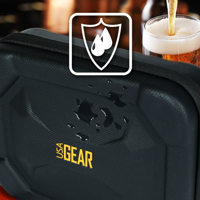 USA Gear XL Semi Hard Dart Case - Holds 15 Darts