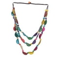 thumbnail image 2 of serony Ethnic Multi-layer Coconut Shell Beaded Necklace for Women, 2 of 9
